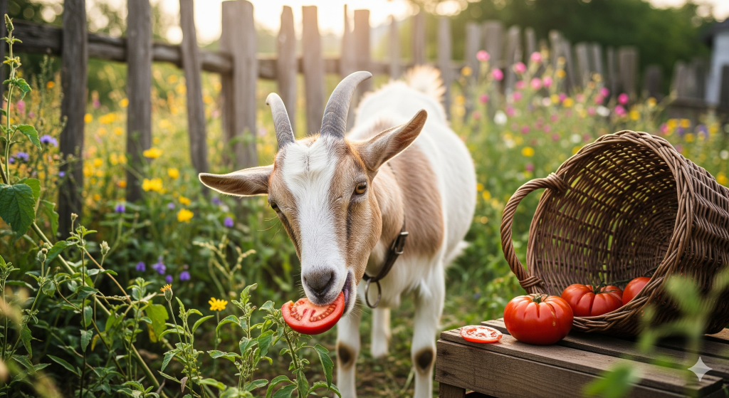 Can Goats Eat Tomatoes from the Garden?