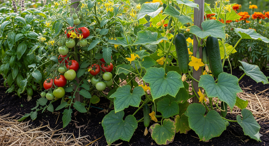 Can You Plant Tomatoes and Cucumbers Together