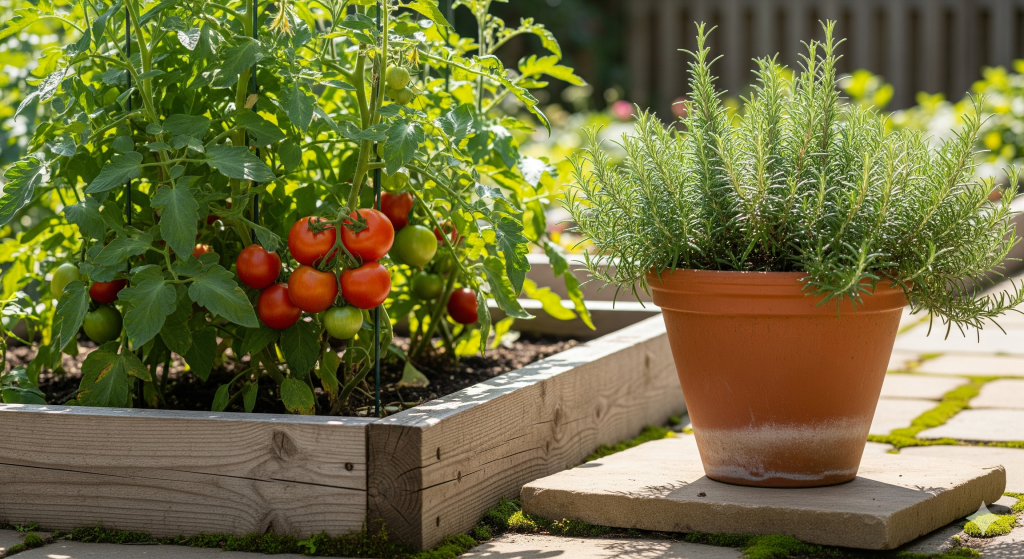 Can You Plant Rosemary by Tomato Plants
