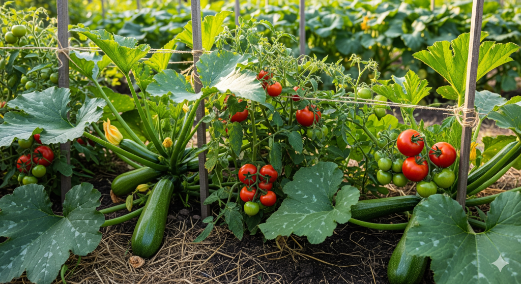 Can Zucchini and Tomatoes Be Planted Together