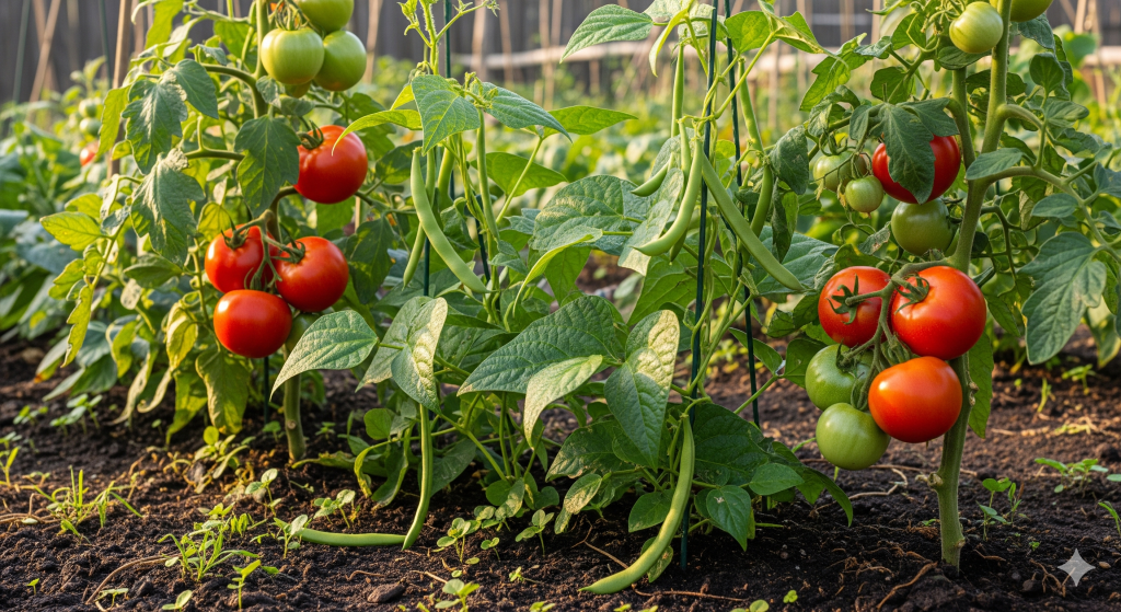 Can You Plant Green Beans with Tomatoes in a Raised Bed
