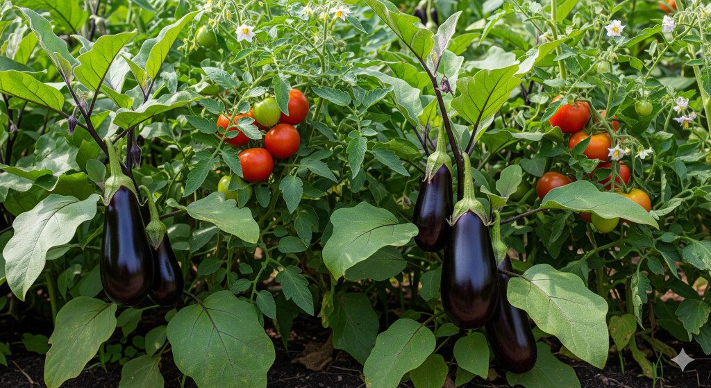 Can Eggplants Grow Next to Tomatoes