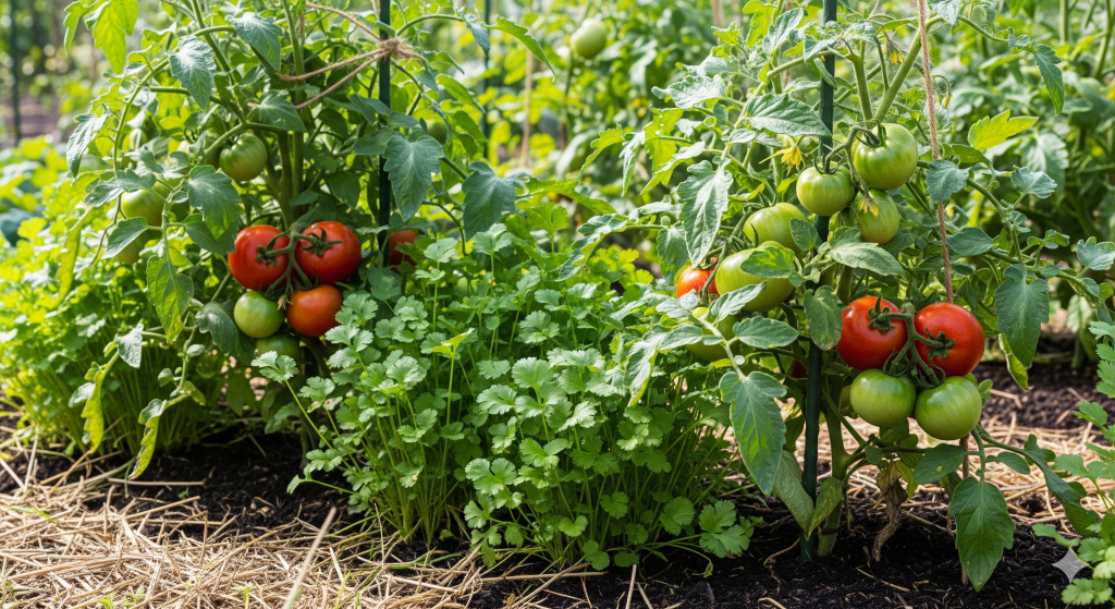 Can You Plant Cilantro and Tomatoes Together?