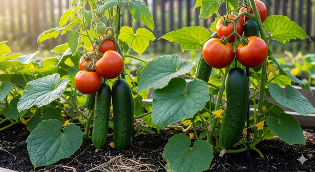 Can You Plant Cucumbers With Tomatoes
